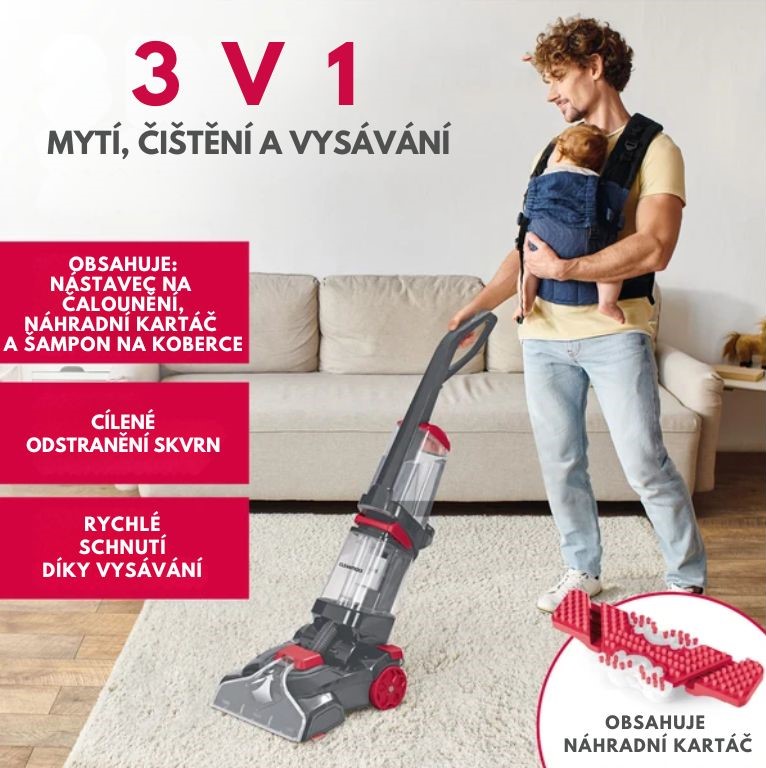CLEANmaxx Tepovač koberců RR-1144.085XJ Professional model 2027 (7)